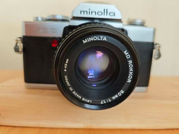 Minolta XG9 (1983) + Lens MD Rokkor 45mm f2 - Serviced & Ready to Use Film Camera