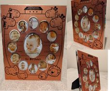 Baby's 1st Year Collage Photo Frame, NEW