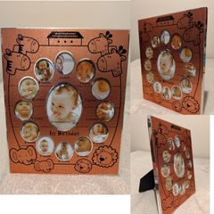 Baby's 1st Year Collage Photo Frame, NEW