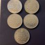 collection of French coins 1965 to 1991 Image 5