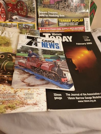 5   old Train Magazines
