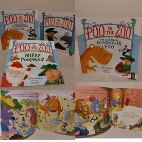 Poo In The Zoo Story books By Steve Smallman