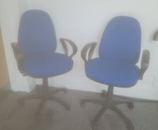 blue operator office chairs