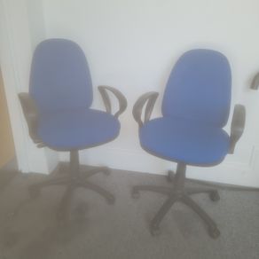 blue operator office chairs