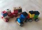 Wooden Train/ Fire truck