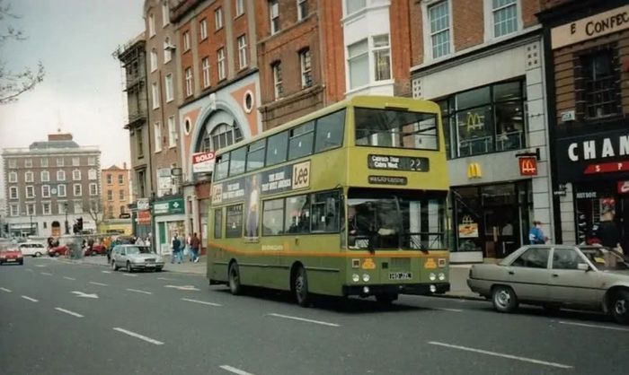 GENUINE 1980s Dublin Bus Bombardier KD Bench Seat