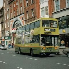 GENUINE 1980s Dublin Bus Bombardier KD Bench Seat