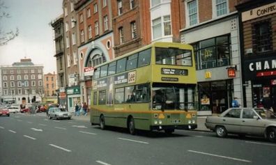 GENUINE 1980s Dublin Bus Bombardier KD Bench Seat