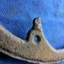 Cast iron band for end over end butter churn lid plus another misc butter churn item Image 3