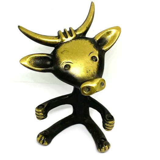 Rare Mid Century Walter Bosse Cow Pencil holder