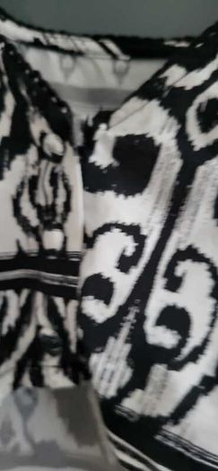 F&F Monochrome Aztec Summer Dress Sz 16UK