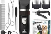 NEW SALE | Professional Dog Grooming Kit - Rechargeable, Cordless Pet Grooming Clippers &amp; Complete Set of Dog Grooming Tools