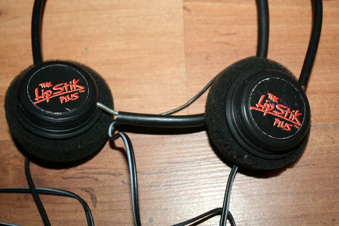 Zipstick Joystick and RARE The Lip Stik headphones Working C64, Amiga, Atari, Sinclair, Amstrad