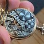 Precise Gold 25 Years Warranted B&B Favorite 17 Jewels Pocket Watch Filled Image 7