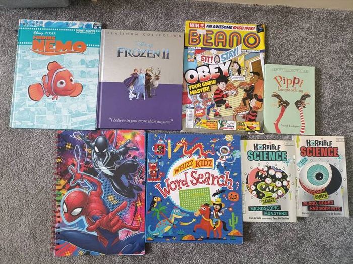 Childrens Books and Activity Job Lot 7 Items