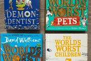 Children's Books - David Walliams - Worids Worst Children 2 &amp; 3, Demon Dentist &amp; Worst Worst Pets