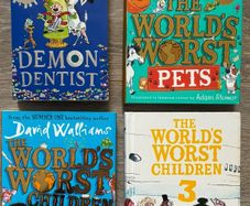 Children's Books - David Walliams - Worids Worst Children 2 & 3, Demon Dentist & Worst Worst Pets