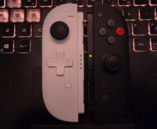 Custom Nintendo Switch 2 White and Black Joy-Cons