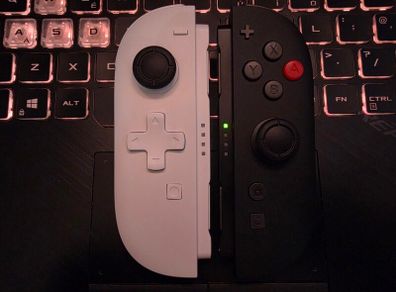 Custom Nintendo Switch 2 White and Black Joy-Cons