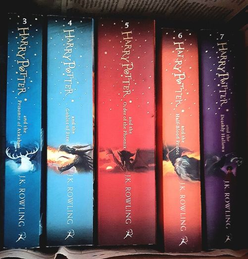 Harry Potter Books 3 to 7