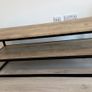 TV Unit . TV stand . TV Bench Black & Oak Effect, 120cm Image 3