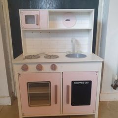Kids kitchen and pram