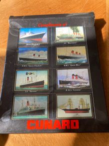 Cunard ship matches