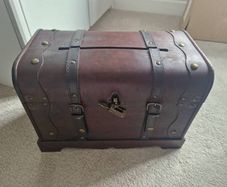 Old style chest - wedding card collection