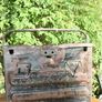 Vintage Military Flare and Smoke Distress Signal Box Ammo Box H-9,5" 11" x 5" Image 3