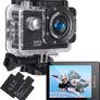 Action Camera FHD 1080P 12MP, 98FT/30M Underwater Waterproof Camera with 2 Rechargeable Batteries (FREE SHIPPING) Image 2