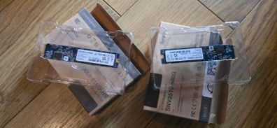 Two x Synology SNV3510-800G NVMe SSDs (800GB each).