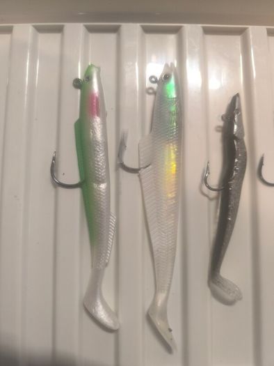 weighted paddle tail lures