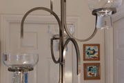 Vintage Wrought Iron Chandelier Candleholder