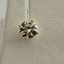 Brand New 14ct Yellow Gold Natural Diamond Stud Earrings Image 8