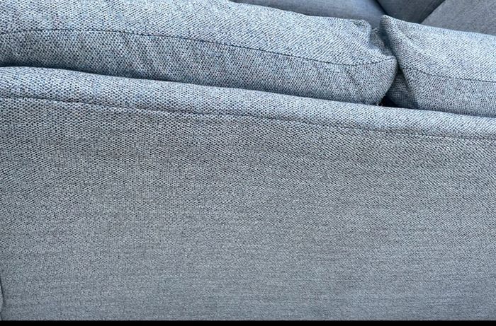 Dfs Grey /blue  L shaped corner sofa couch