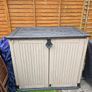 Keter Store it out midi Wood effect Garden storage box 880L, garden shed Image 4
