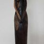 African Genuine Besmo Wooden Hand Carved Tribal Folk Art Figurine Image 2