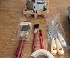 White Paint and painting tools