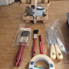 White Paint and painting tools