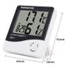 Thermometer Hygrometer Indoor Digital C/F Temperature Humidity Meter Desk Alarm Home Office Clock Image 3