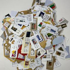 Ireland 500 grams of SOAR (Stamp on a Roll) Stamps kiloware. Nicely clipped with little wastage