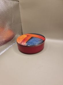 Poole Pottery Trinket or Powder Box.