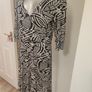 Try clothing cross over midi dress size UK16 EU44 Postage included Image 3