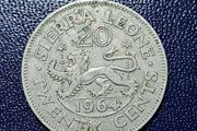 Sierra leone 20 cent coin
