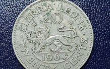 Sierra leone 20 cent coin