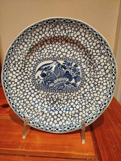 William Adams Chinese bird pattern plates