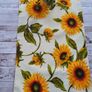 Handmade " Sunflowers "table runner  33cm x 170cm Image 2