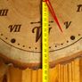 Large Handmade Wooden Wall Clock One of a Kind Image 4