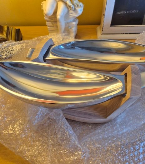 Vintage Dansk Torq Chip & Dip Set - NEW IN BOX, AV