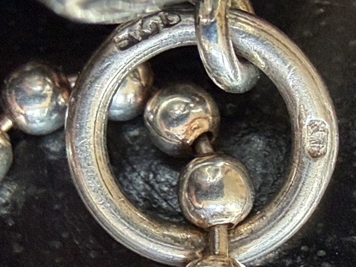 silver necklace